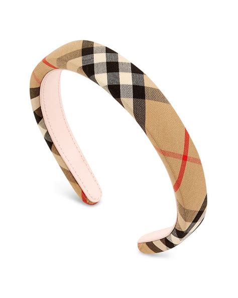 burberry signature check visor|burberry headbands for women.